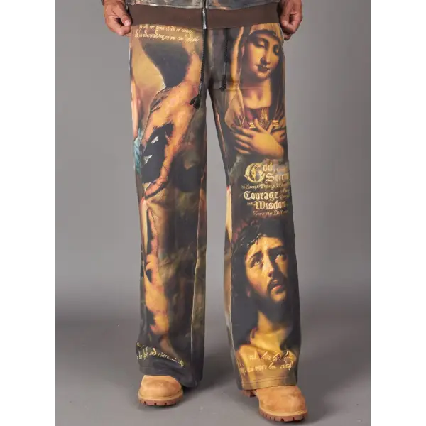 Politics ravin renaissance-style artwork sweatpant - SWEAT PANT