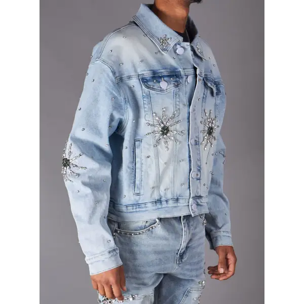 Politics sunray blossom denim jacket - JACKET