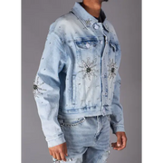 Politics sunray blossom denim jacket - JACKET