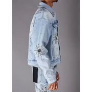 Politics sunray blossom denim jacket - JACKET