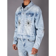 Politics sunray blossom denim jacket - JACKET