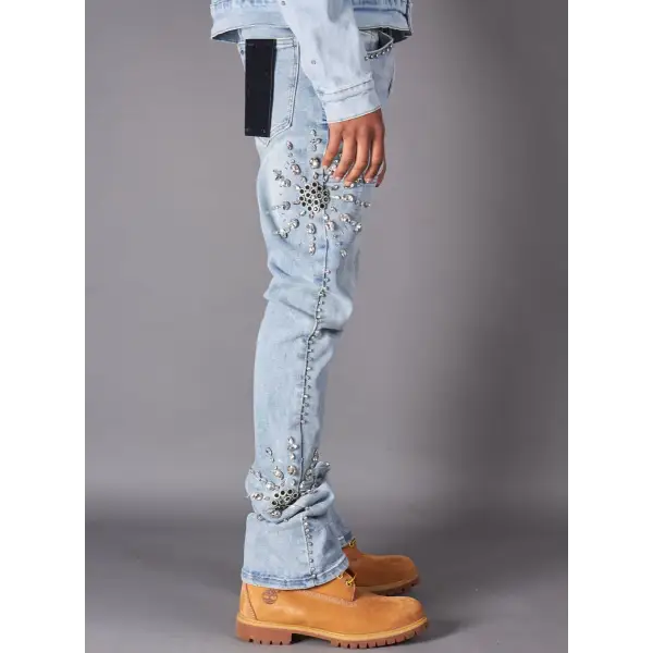 Politics sunray blossom wilfred flare denim - DENIM