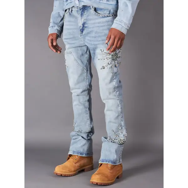 Politics sunray blossom wilfred flare denim - DENIM