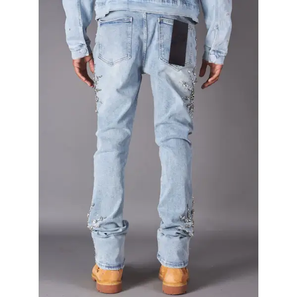 Politics sunray blossom wilfred flare denim - DENIM