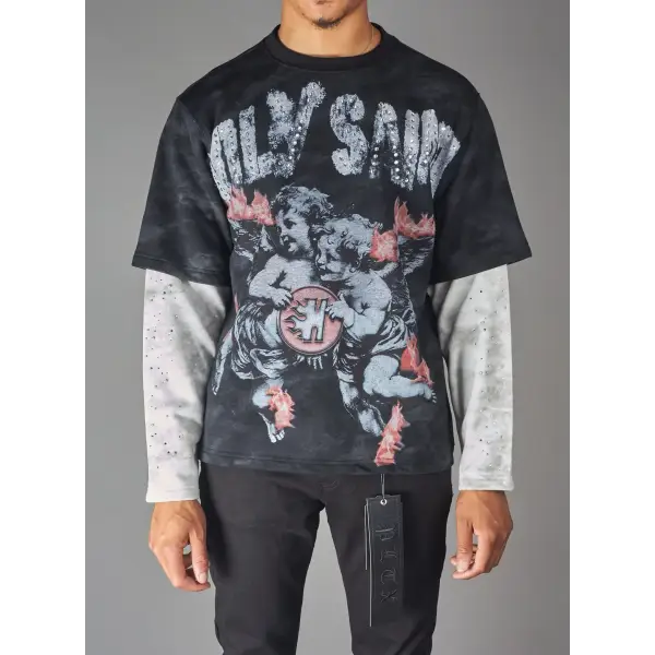 Politics thorn holy saint long sleeve t-shirt - T-SHIRT