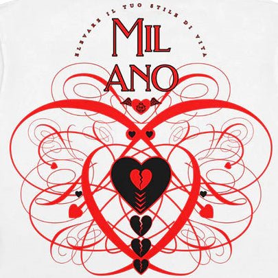 Premium Milano melted heart crew neck t-shirt - T - SHIRT - Cityswagusa.com