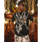 Preme all over chains t-shirt - T-SHIRT