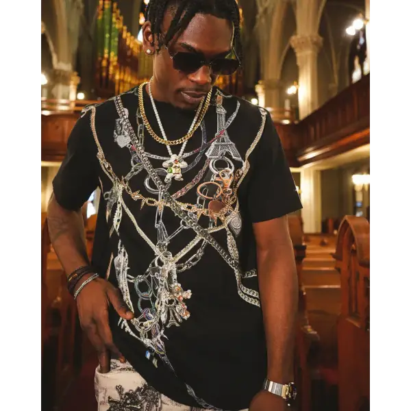 Preme all over chains t-shirt - T-SHIRT