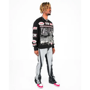 Preme longsleeve motocross patchwork crewneck - CREWNECK