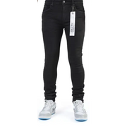 Premium dztr classic ultra skinny stretch denim - 28W/32L / BLACK - DENIM