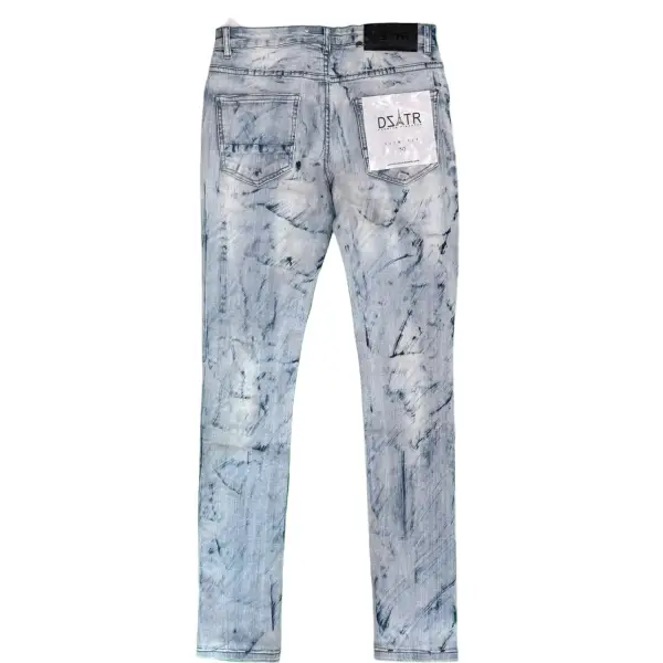 Premium dztr dye ripped denim - DENIM