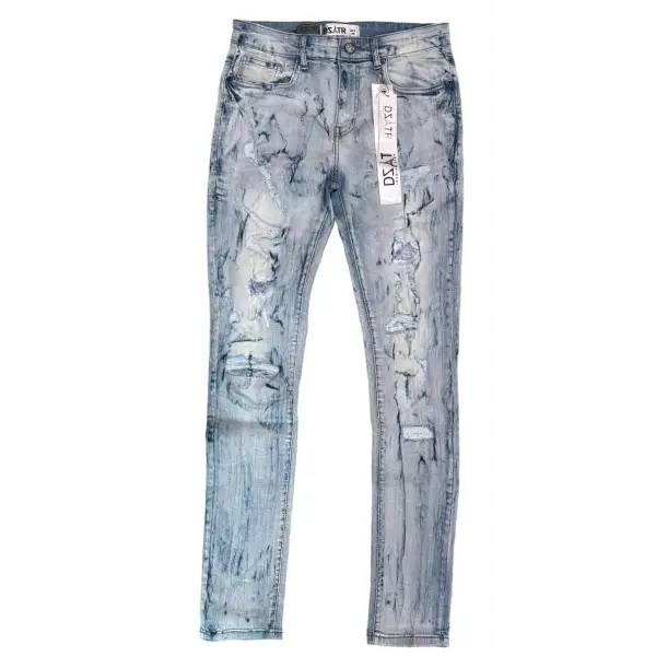 Premium dztr dye ripped denim - DENIM