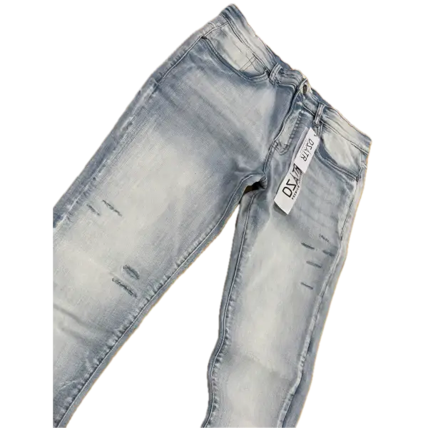 premium dztr ice slate denim - DENIM