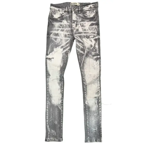 Premium dztr paint splash denim - DENIM