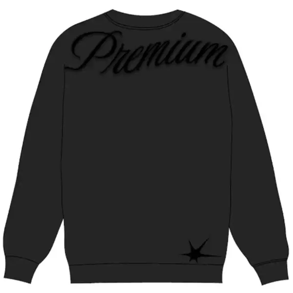 Premium milano black cat club crewneck sweatshirt - CREWNECK