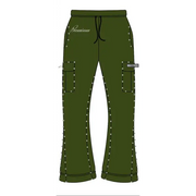 Premium milano destiny stacked cargo pants - MEDIUM / OLIVE - SWEAT PANT