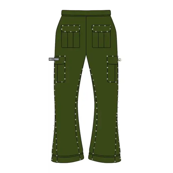 Premium milano destiny stacked cargo pants - SWEAT PANT