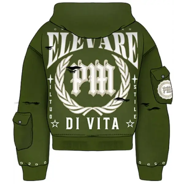 Premium milano destiny zip up hoodie - HOODIE