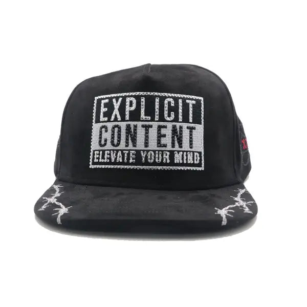 Premium Milano explicit content snapback hat - HATS