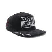 Premium Milano explicit content snapback hat by PREMIUM MILANO