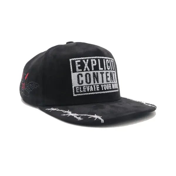 Premium Milano explicit content snapback hat by PREMIUM MILANO