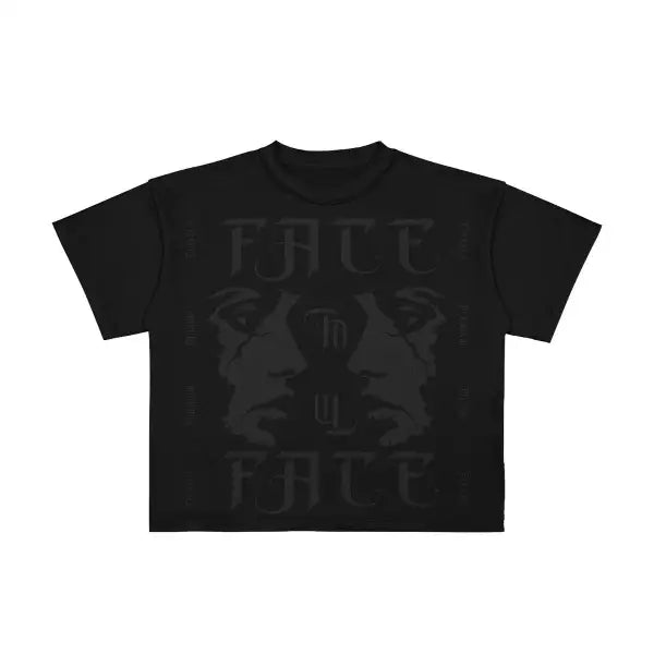 Premium Milano facing fears crewneck t-shirt - SMALL / BLACK - T-SHIRT