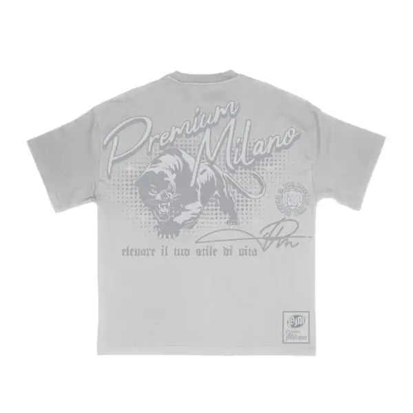 Premium milano panthera t-shirt - 3XL / H.GRY - T-SHIRT