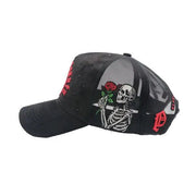 Premium Milano stone rose trucker hat by PREMIUM MILANO