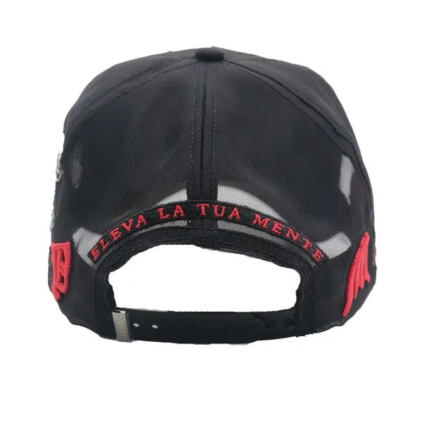 Premium Milano stone rose trucker hat by PREMIUM MILANO