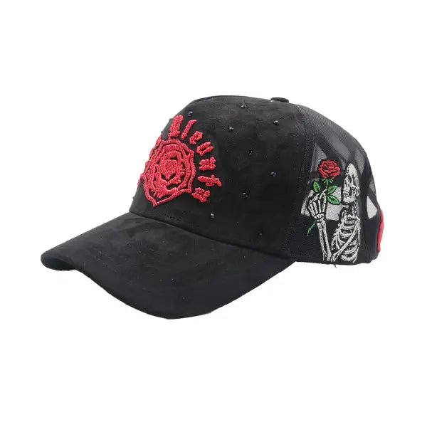 Premium Milano stone rose trucker hat by PREMIUM MILANO