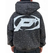 Prestige embellishment classic logo hoodie - HOODIE