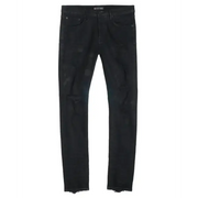 Purple Black Oil Slim Fit Denim - DENIM