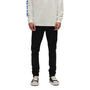 Purple Black Raw Denim - 28W/32L / BLACK - DENIM