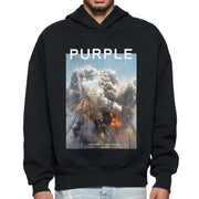 Purple brand fireworks hoodie - HOODIE