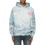 Purple brand oversize camo fleece hoodie - LARGE / ASSORTED - HOODIE