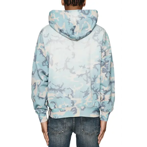 Purple brand oversize camo fleece hoodie - LARGE / ASSORTED - HOODIE