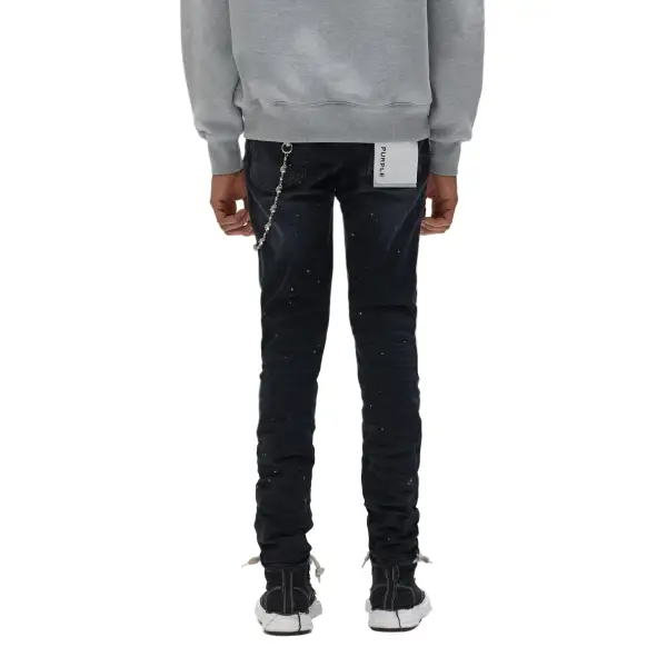 Purple brand reflective paint repair denim - DENIM