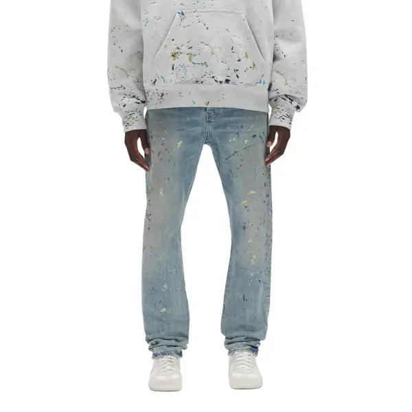 Purple brand sequin paint denim - 30W/32L / VINTAGE - DENIM