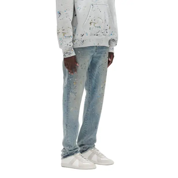 Purple brand sequin paint denim - DENIM