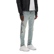 Purple brand skinny double script denim - DENIM