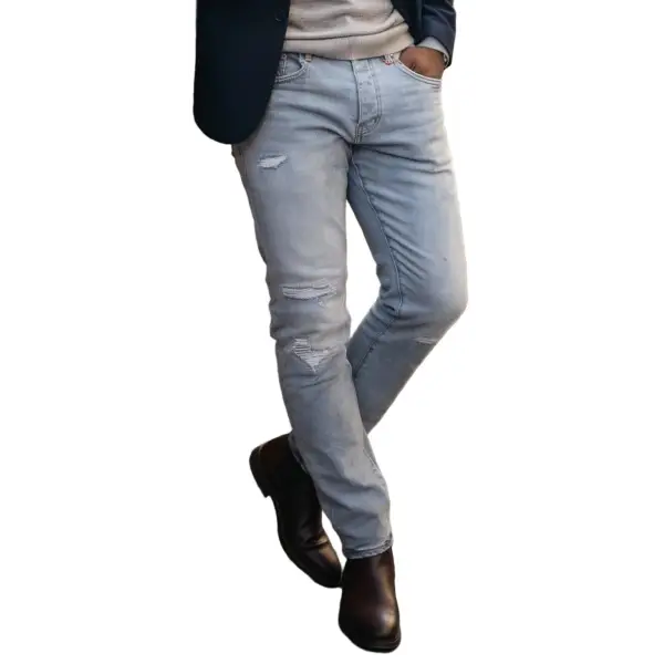 Purple brand skinny kivu repair denim - DENIM