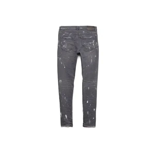 Purple dapple vintage rip denim - DENIM