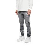 Purple dapple vintage rip denim - DENIM