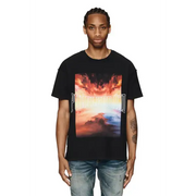purple fire in the sky t-shirt - T-SHIRT
