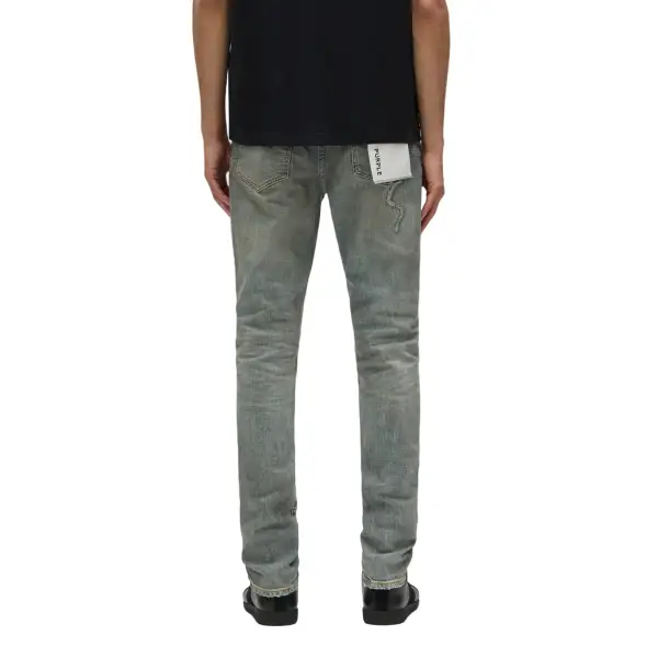 Purple Light Blue Vintage repair Denim - DENIM