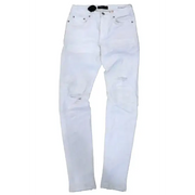 Purple light destroyed denim - DENIM