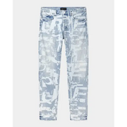 Purple light print allover denim - 32W/32L / LT.BLUE - DENIM