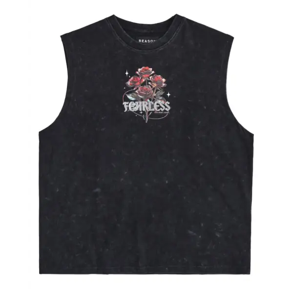 Reason roses muscle tee - TANK TOP
