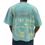 Rebel denim fearlessness t-shirt - T-SHIRT