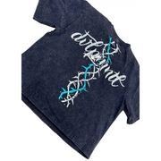 Rebel denim graphic t-shirt - T-SHIRT